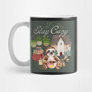 Stay Cozy Sloth Mug